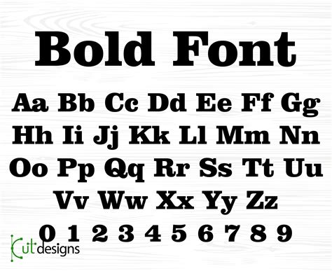 fonts